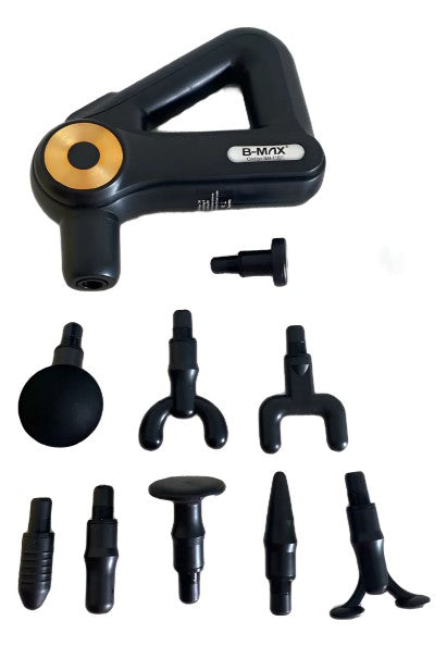 TRIANGULAR PISTOLA MASSAGEM - Muscular Elétrico Portatil Corporal 9 Níveis BM-F1021 - Bivolt